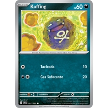 POKEMON AVENTURAS COMPARTIDAS CARTA KOFFING COMA?N