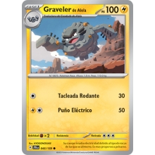 POKEMON AVENTURAS COMPARTIDAS CARTA GRAVELER DE ALOLA COMA?N