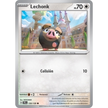 POKEMON AVENTURAS COMPARTIDAS CARTA LECHONK COMA?N