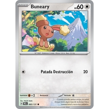POKEMON EVOLUCIONES PRISMATICAS CARTA BUNEARY COMA?N