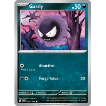 POKEMON DESTINOS DE PALDEA CARTA GASTLY COMA?N