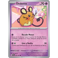POKEMON DESTINOS DE PALDEA CARTA DEDENNE COMA?N