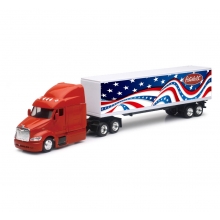 NEWRAY 15923 1:43 PETERBILT 387 W PATRIOTIC GRAPHIC TRUCK