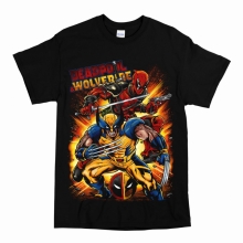 AGUANTE MARVEL DEADPOOL WOLVERINE NEGRA TALLA S