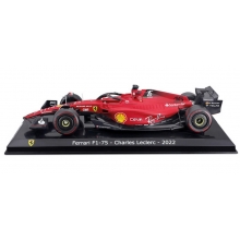 MAGAZINE 24FER2025-03 1:24 2022 FERRARI F1-75 16 CHARLES LECLERC RED FORMULA 1