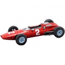 MAGAZINE 24FER2025-13 1:24 1964 FERRARI 158 F1 2 JOHN SURTEES RED WHITE FORMULA 1