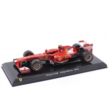 MAGAZINE 24FER2025-26 1:24 2013 FERRARI F138 FELIPE MASSA RED FORMULA 1