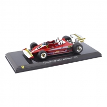 MAGAZINE 24FER2025-36 1:24 1978 FERRARI 312 T3 12 GILLES VILLENEUVE RED