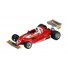 MAGAZINE F1FER312T2-21 ) ABF1M045A ) 1:43 1977 FERRARI 312T2 21 GILLES VILLENEUVE CANADIEN GP RED WHITE FORMULA 1