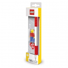 LEGO 1012 PEN PAL GEL PEN WITH MINIFIGURE RED