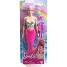 MATTEL HRR00 BARBIE FANTASIA MUECA CABELLO LARGO DE ENSUEO SIRENA