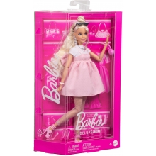 MATTEL HYV27 BARBIE FASHIONISTA MUNECA DELUXE VESTIDO ROSA CON MONO