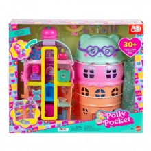 MATTEL JFT91 POLLY POCKET SET DE JUEGO COMPACTO CASA DE HELADO