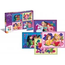 CLEMENTONI 21517 PUZZLE 1 X 12 + 1 X 16 + 1 X 20 + 1 X 24 PIEZAS PRINCESS
