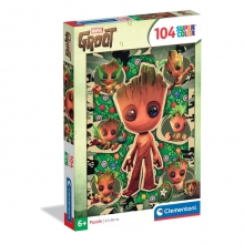 CLEMENTONI 25051 PUZZLE 104 PIEZAS MARVEL GROOT
