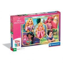 CLEMENTONI 25057 PUZZLE 104 PIEZAS DISNEY PRINCESS 2