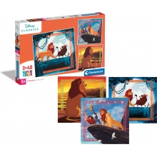 CLEMENTONI 25323 PUZZLE 3 X 48 PIEZAS THE LION KING