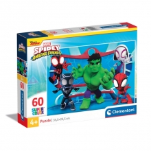 CLEMENTONI 26595 PUZZLE 60 PIEZAS SPIDEY AND HIS AMAZING FRIENDS