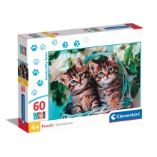 CLEMENTONI 26599 PUZZLE 60 PIEZAS LOVELY KITTY TWINS