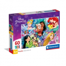 CLEMENTONI 26995 PUZZLE 60 PIEZAS PRINCESS
