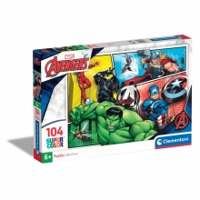 CLEMENTONI 27284 PUZZLE 104 PIEZAS MARVEL AVENGERS