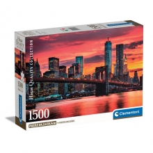 CLEMENTONI 31712 PUZZLE 1500 PIEZAS EAST RIVER AT DUSK