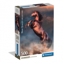 CLEMENTONI 35595 PUZZLE 500 PIEZAS WILD RED STALLION