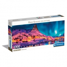 CLEMENTONI 39870 PUZZLE 1000 PIEZAS COLOURFUL NIGHT OVER LOFOTEN ISLANDS