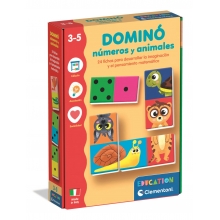 CLEMENTONI 55603 DOMINO NUMEROS Y ANIMALES