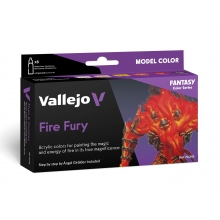 VALLEJO 70243 MODEL COLOR SET FIRE FURY FANTASY