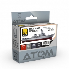 AMMO MIG JIMENEZ ATOM20604 ATOM SET COLORES DE BUQUES MODERNOS ARMADA EE UU