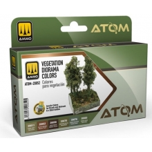 AMMO MIG JIMENEZ ATOM20852 ATOM SET COLORES VEGETACION PARA DIORAMAS