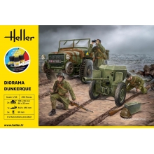 HELLER 35326 1:35 STARTER KIT DIORAMA DUNKERQUE