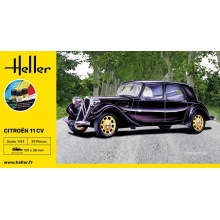 HELLER 56159 1:43 STARTER KIT CITROEN 11 CV