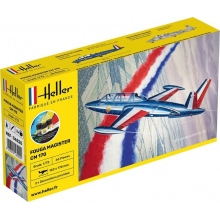 HELLER 56220 1:72 STARTER KIT FOUGA MAGISTER CM 170