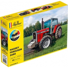 HELLER 57402 1:24 STARTER KIT MASSEY FERGUSON 2680