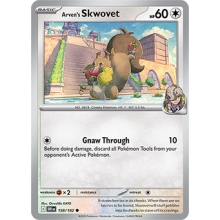 POKEMON JOURNEY TOGETHER CARTA ARVENS SKWOVET COMUN REVERSE