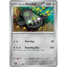 POKEMON JOURNEY TOGETHER CARTA GALARIAN STUNFISK COMUN
