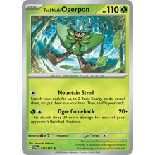 POKEMON TWILIGHT MASQUERADE CARTA TEAL MASK OGERPON HOLO