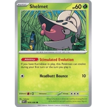 POKEMON WHITE FLARE CARTA SHELMET REVERSE