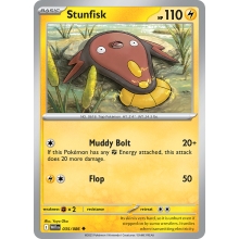 POKEMON WHITE FLARE CARTA STUNFISK REVERSE