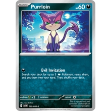 POKEMON WHITE FLARE CARTA PURRLOIN COMUN