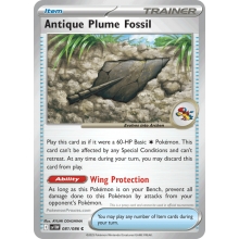 POKEMON WHITE FLARE CARTA ANTIQUE PLUME FOSSIL COMUN