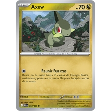 POKEMON CARTA AXEW COMUN