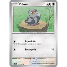 POKEMON CARTA PIDOVE COMUN