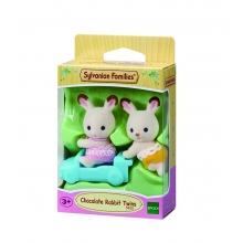 SYLVANIAN 05420 GEMELOS CONEJO CHOCOLATE