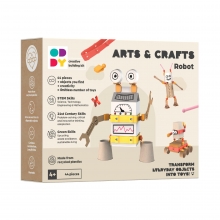 ODDY 110376 ARTS AND CRAFTS ROBOT BUILDING KIT