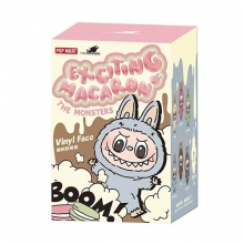 LABUBU T-479 MONSTERS 6PULG MACARON VINYL FACE PLUSH BLIND BOX