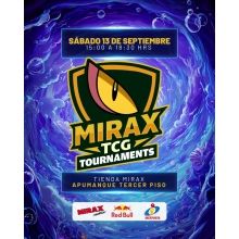 POKEMON MIRAX TCG TOURNAMENTS 7 FECHA 13 DE SEPTIEMBRE 2025