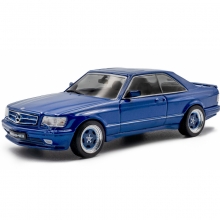 SOLIDO 4310907 1:43 MERCEDES - BENZ 560 SEC AMG WIDEBODY LINARITE BLUE PEARL 1990